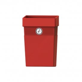 Regent Open Top Wall/Posted Mounted Bin 50Lt