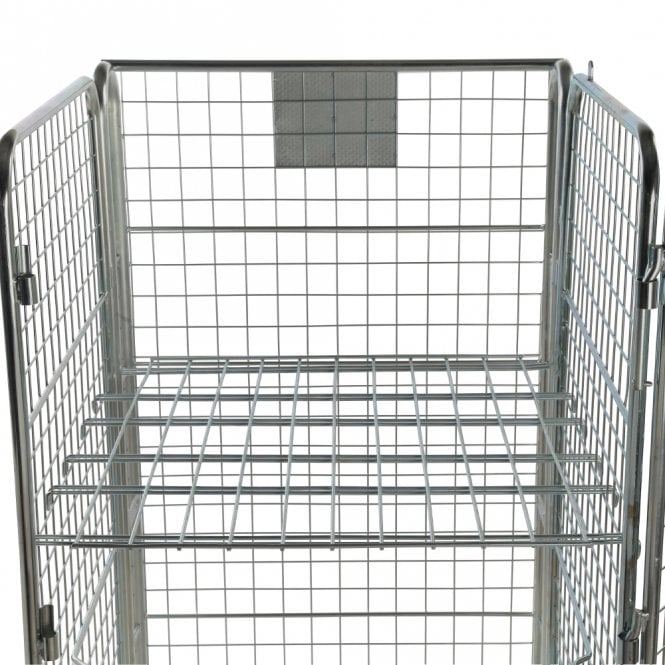 Removable Shelf for Security Demountable Roll Pallet