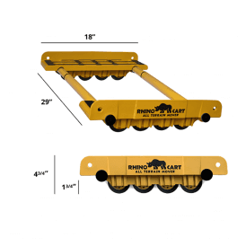 Rhino Cart Heavy Duty All Terrain Steel Dolly/Skate 900kg