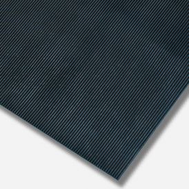 Ribbed Anti Slip Rubber Matting 10mt Roll 3 or 6mm Thick
