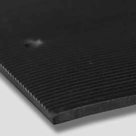 Ribbed Anti Slip Rubber Matting 10mt Roll 3 or 6mm Thick