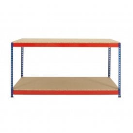 Rivet Workbenches Chipboard with Full Undershelf