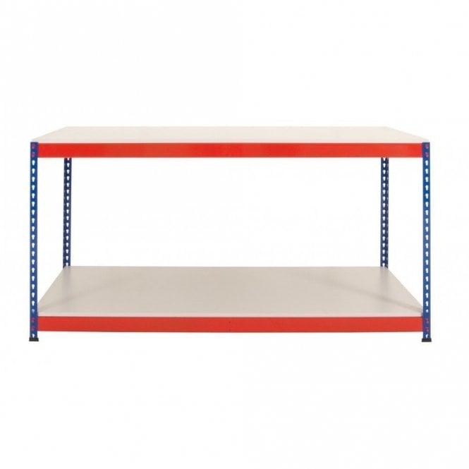 Rivet Workbenches Melamine with Full Undershelf