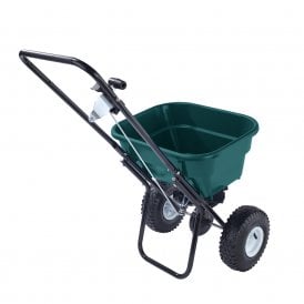 Salt Spreader 36kg Pneumatic Wheels