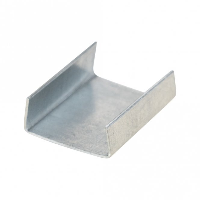 Semi Open Galvanised Steel Seals for 12mm Polypropylene Strapping PK: 1000
