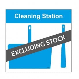 Shadow Board Cleaning Station Empty Wall Mounted