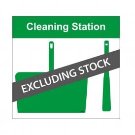 Shadow Board Cleaning Station Empty Wall Mounted