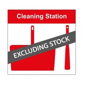 Shadow Board Cleaning Station Empty Wall Mounted