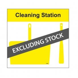 Shadow Board Cleaning Station Empty Wall Mounted