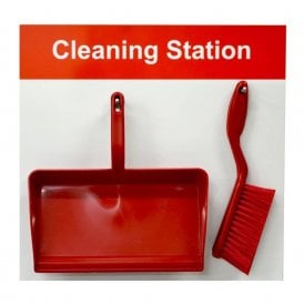 Shadow Board Cleaning Station Equipped Wall Mounted