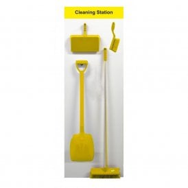 Shadow Board Cleaning Station Equipped Wall Mounted