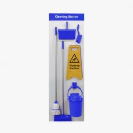 Shadow Board Cleaning Station Equipped Wall Mounted