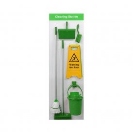 Shadow Board Cleaning Station Equipped Wall Mounted