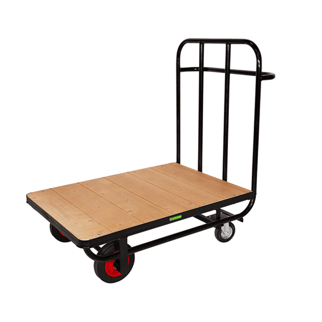 Single Ended Heavy Duty Warehouse Platform Trolley 500kg