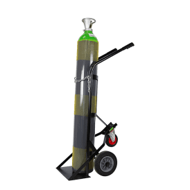 Single Propane Gas Bottle Trolley with Support Castor 300kg