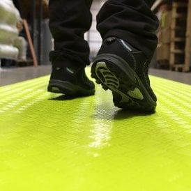 SitePath Hi Visibility Diamond PVC Matting 5mt or 10mt Roll