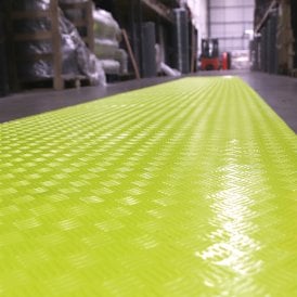 SitePath Hi Visibility Diamond PVC Matting 5mt or 10mt Roll
