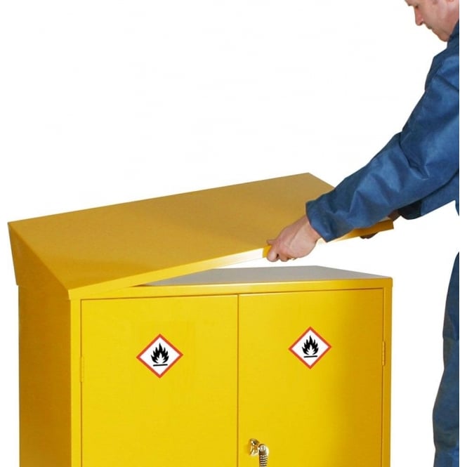 Sloping Top for Hazardous Storage Cabinets & Chests