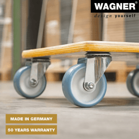 Small Wooden Dolly With Anti-Slip Platform 300kg