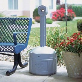 Smokers Cease Fire Cigarette Bin