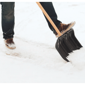 Snow/Leaf Shovel Spade with Wooden Handle - Extra Large