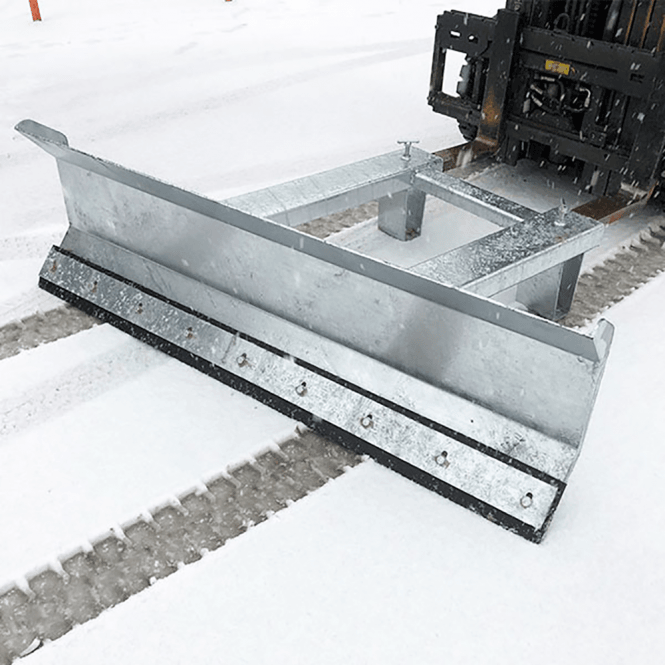 Snow Plough Forklift Truck Attachment