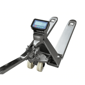 Stainless Steel Weigh Scale Pallet Truck 2500kg 550W x 1150Lmm