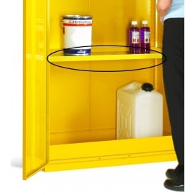 Stands & Extra Shelves for Hazardous Storage Cabinets (CosHH)