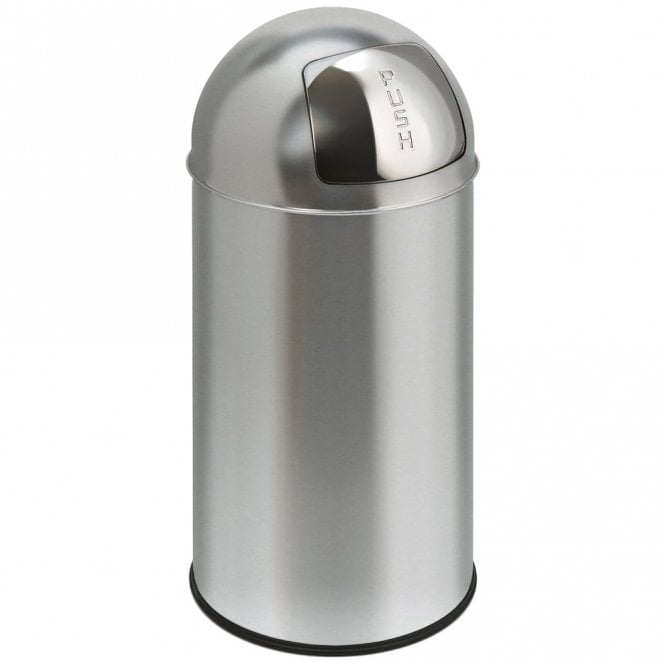 Steel Bullet Push Litter Bin 40lt