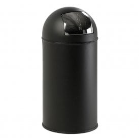 Steel Bullet Push Litter Bin 40lt
