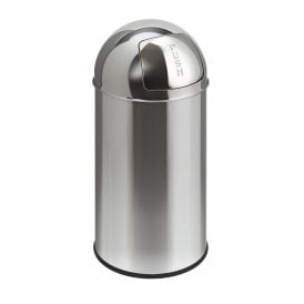 Steel Bullet Push Litter Bin 40lt