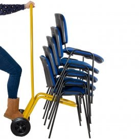 Steel Chair Moving Trolley 75kg