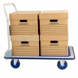 Steel Folding Platform Trolley 250kg