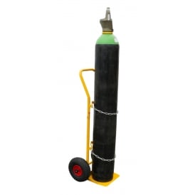 Steel Gas Bottle Trolley 125kg for 300mm Dia Bottles