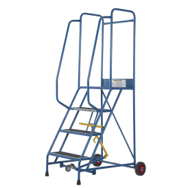 Steel Mobile Essential Warehouse Steps 3-12 Tread