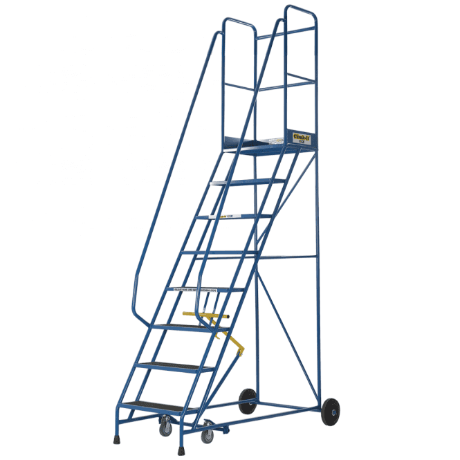 Steel Mobile Essential Warehouse Steps 3-12 Tread