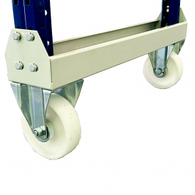 Steel Mobile Longspan Shelving Trolley 3 Level - 1850mm Wide