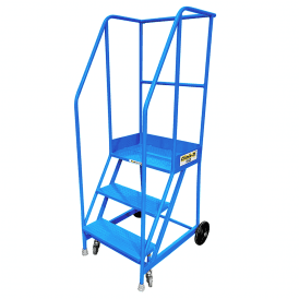 Steel Mobile Warehouse Picking Steps 3-8 Tread