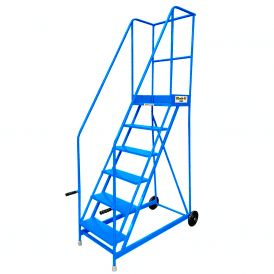 Steel Mobile Warehouse Picking Steps 3-8 Tread