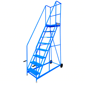Steel Mobile Warehouse Picking Steps 3-8 Tread