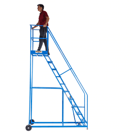 Steel Mobile Warehouse Steps 3-15 Tread