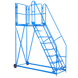 Steel Mobile Work Platform 3-10 Tread 1200mm Length
