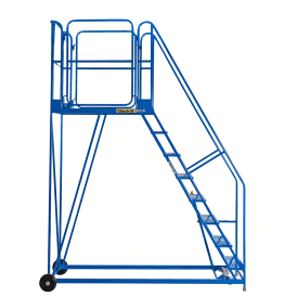 Steel Mobile Work Platform 3-10 Tread 1200mm Length