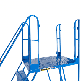 Steel Mobile Work Platform 3-10 Tread 1200mm Length