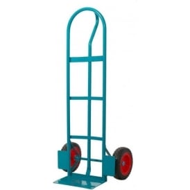 Steel P Handle Sack Truck Puncture Proof Wheels 250kg