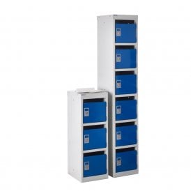 Steel Post Box Lockers - 240 series - 3 or 6 slots