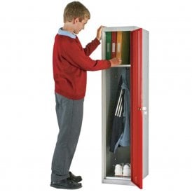 Steel Primary School Lockers with Cam/Key Lock 300mm Depth
