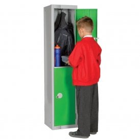 Steel Primary School Lockers with Cam/Key Lock 450mm Depth