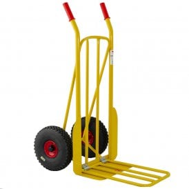 Steel Rough Terrain Sack Truck Fixed & Folding Footplate 250kg