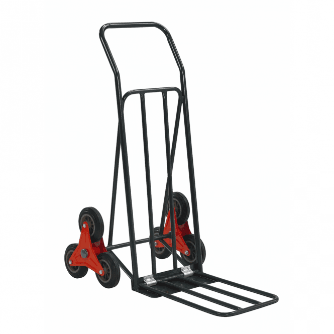 Steel Stair Climber Sack Truck with Dual Footplate 120kg